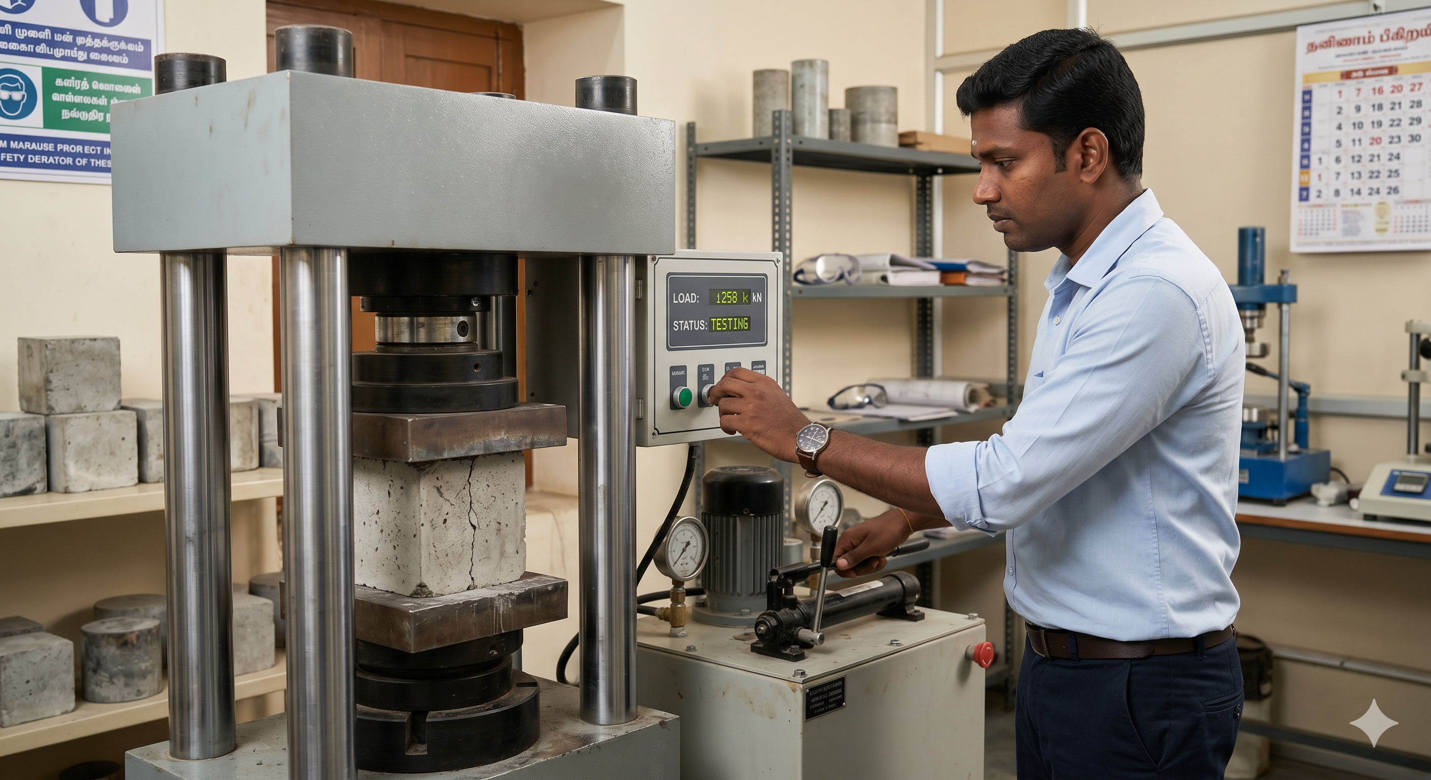 Hydraulic Compression Testing Machines
